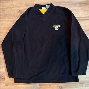 Black Pittsburgh Steelers “The Edge” Men's Fleece Sweater